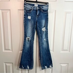 Girls buckle jeans size 10 flare
